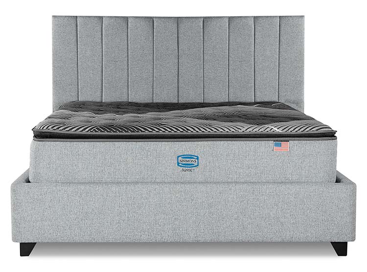 CAMA EUROPEA SIMMONS SUNSET KING B/D + RESPALDO TIBET - 1
