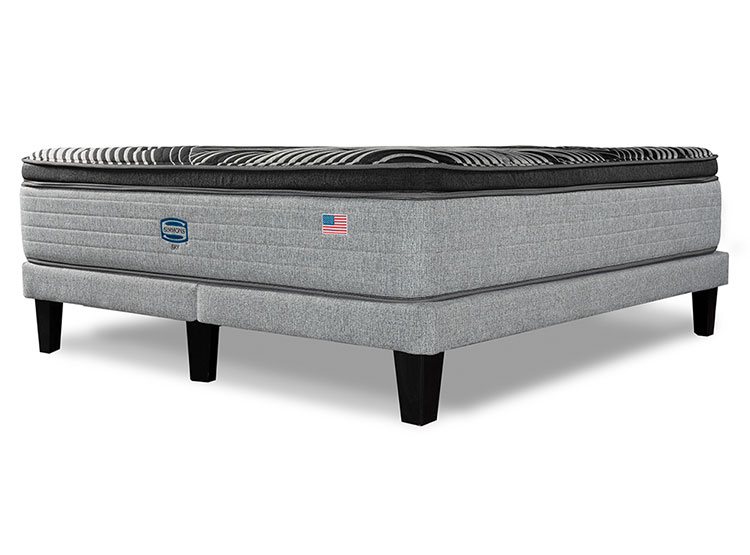 CAMA EUROPEA SIMMONS SKY 2PL B/D + RESPALDO TIGNES - 5