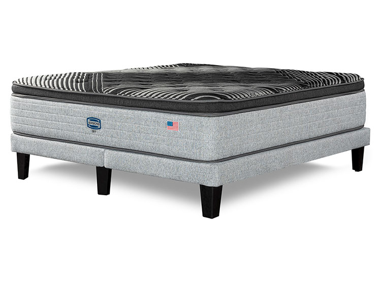 CAMA EUROPEA SIMMONS SKY 2PL B/D + RESPALDO TIBET - 4