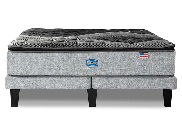 CAMA EUROPEA SIMMONS SUNSET 2PL B/D + RESPALDO TIBET - 2