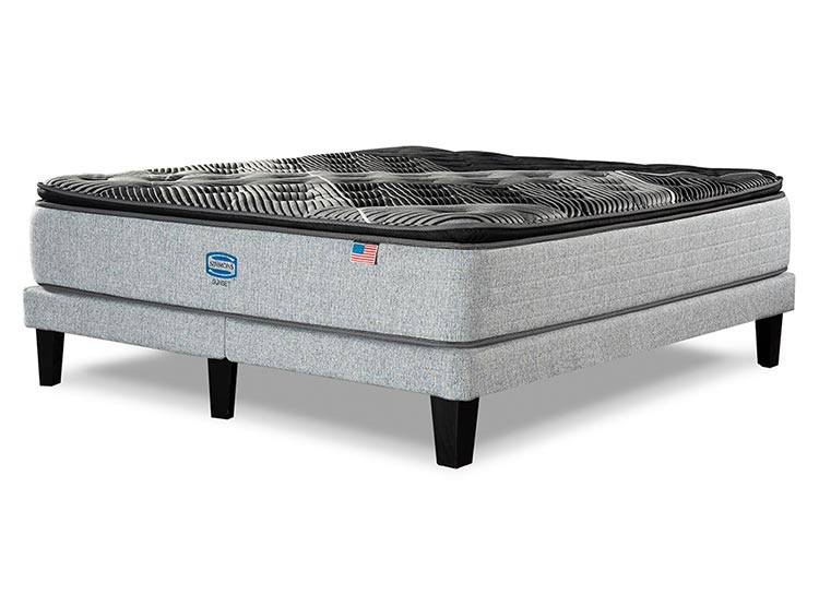 CAMA EUROPEA SIMMONS SUNSET 2PL B/D + RESPALDO TIBET - 4
