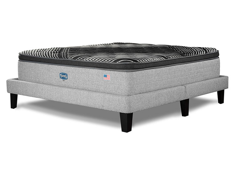 CAMA EUROPEA SIMMONS SKY 2PL B/D + RESPALDO TIBET - 4