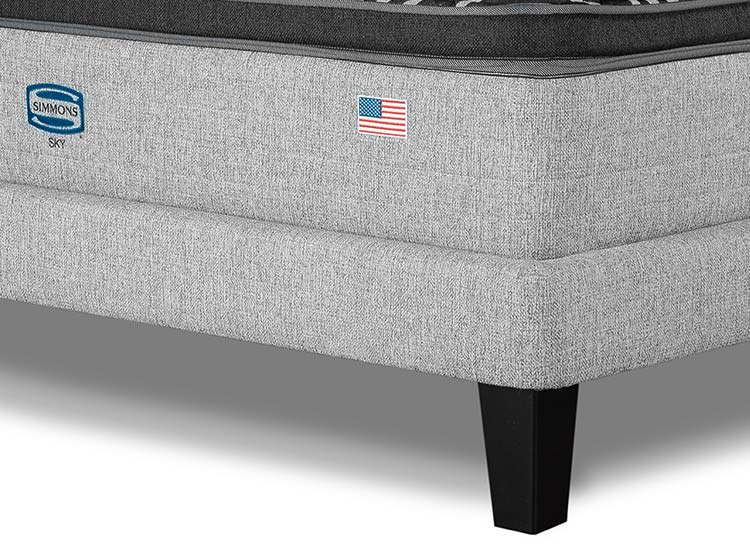 CAMA EUROPEA SIMMONS SKY 2PL B/D + RESPALDO TIBET - 6