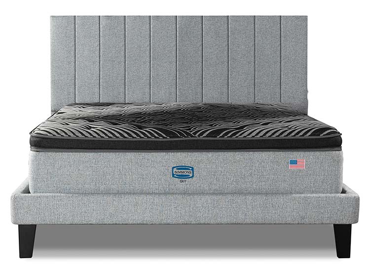 CAMA EUROPEA SIMMONS SKY KING B/D + RESPALDO TIBET - 1