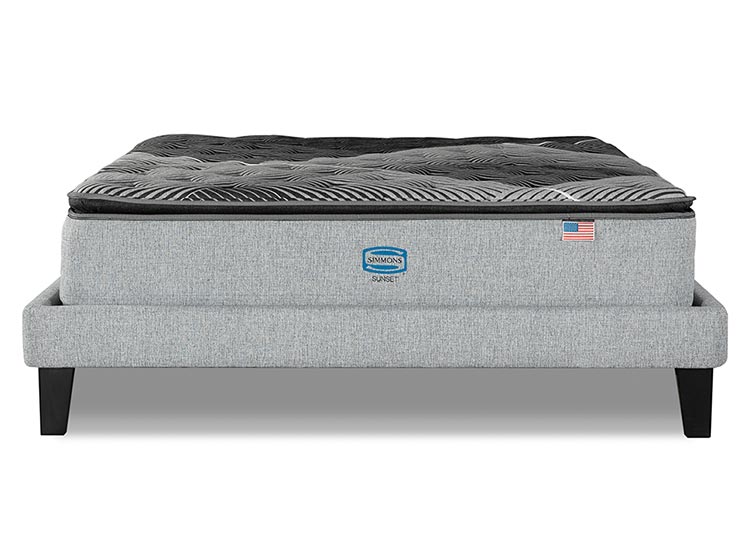 CAMA EUROPEA SIMMONS SUNSET 2PL B/D + RESPALDO TIBET - 2