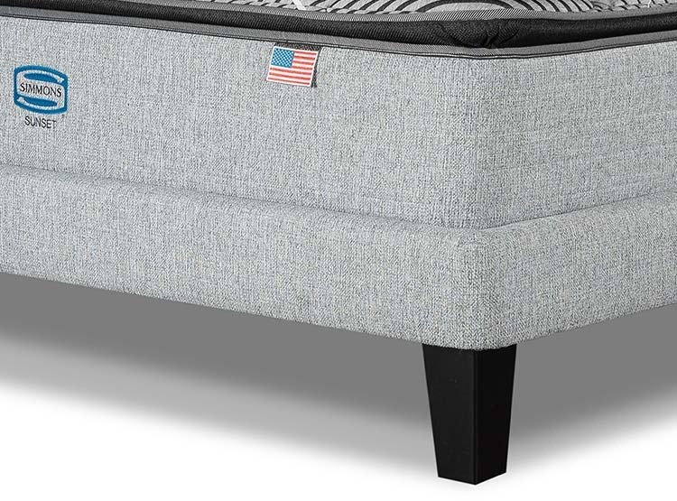 CAMA EUROPEA SIMMONS SUNSET 2PL B/D + RESPALDO TIBET - 6