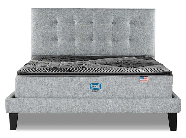 CAMA EUROPEA SIMMONS SUNSET KING B/D + RESPALDO TIGNES - 1