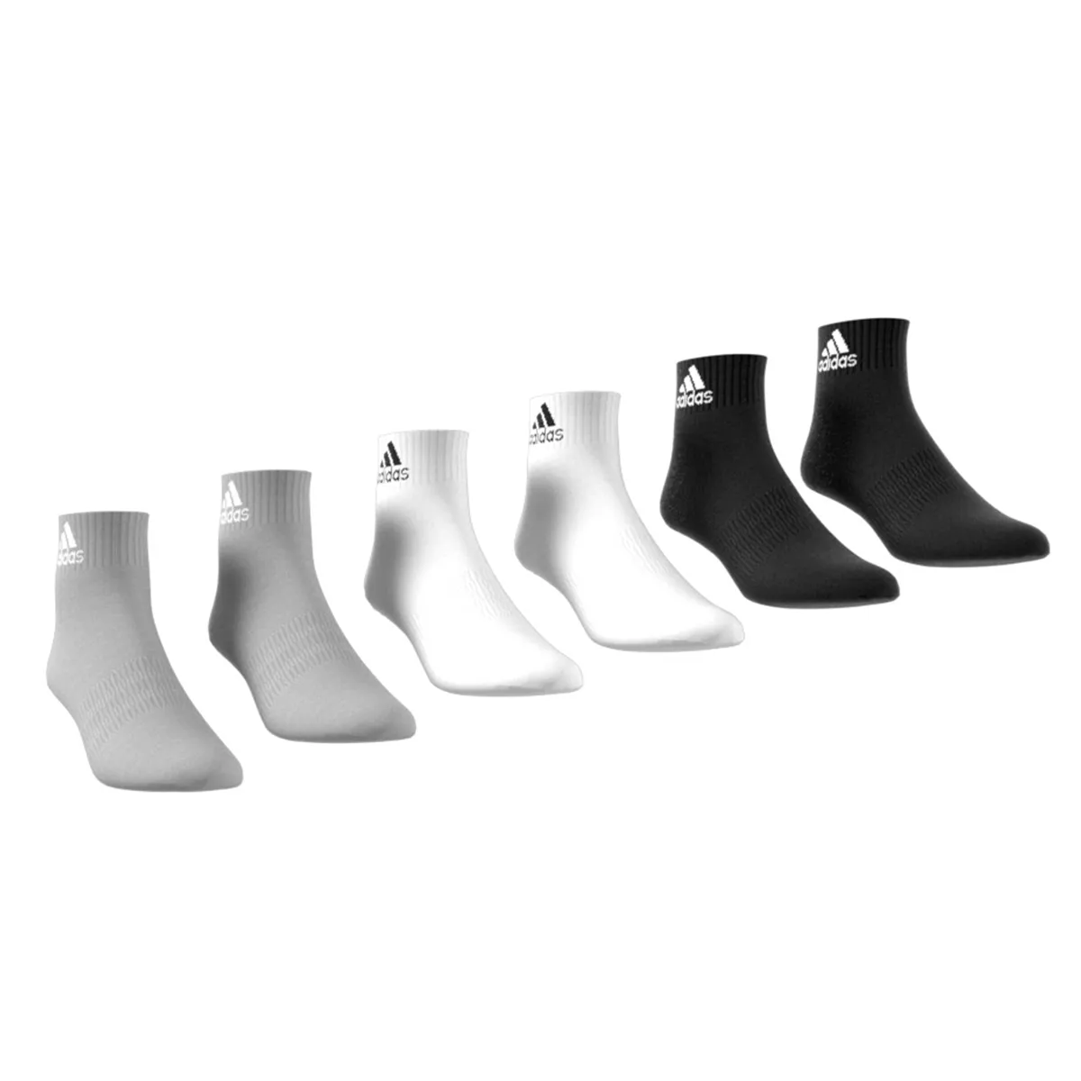 SET ADIDAS THIN AND LIGHT ANKLE MULTICOLOR CALCETINES - 2