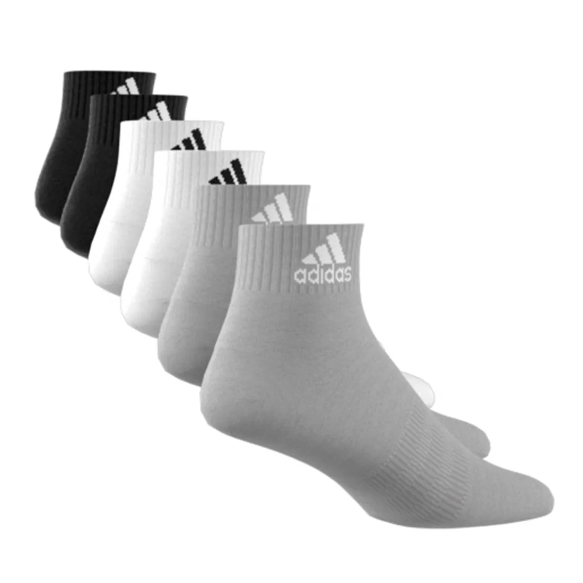 SET ADIDAS THIN AND LIGHT ANKLE MULTICOLOR CALCETINES - 4