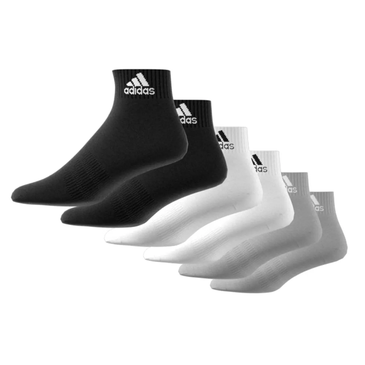 SET ADIDAS THIN AND LIGHT ANKLE MULTICOLOR CALCETINES - 7