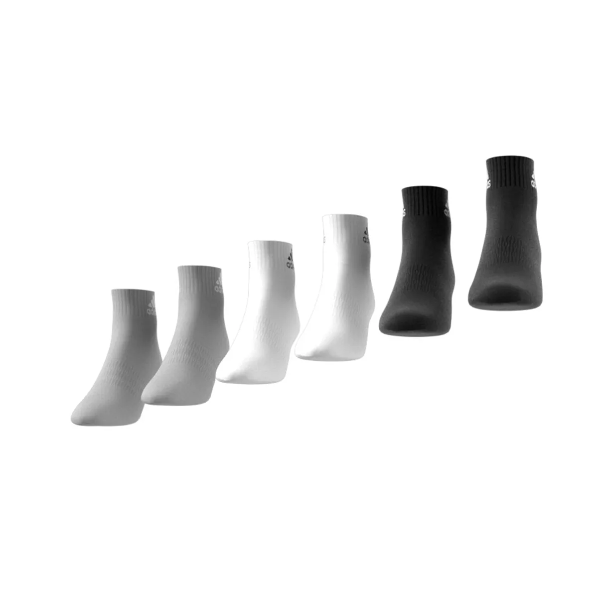 SET ADIDAS THIN AND LIGHT ANKLE MULTICOLOR CALCETINES - 9