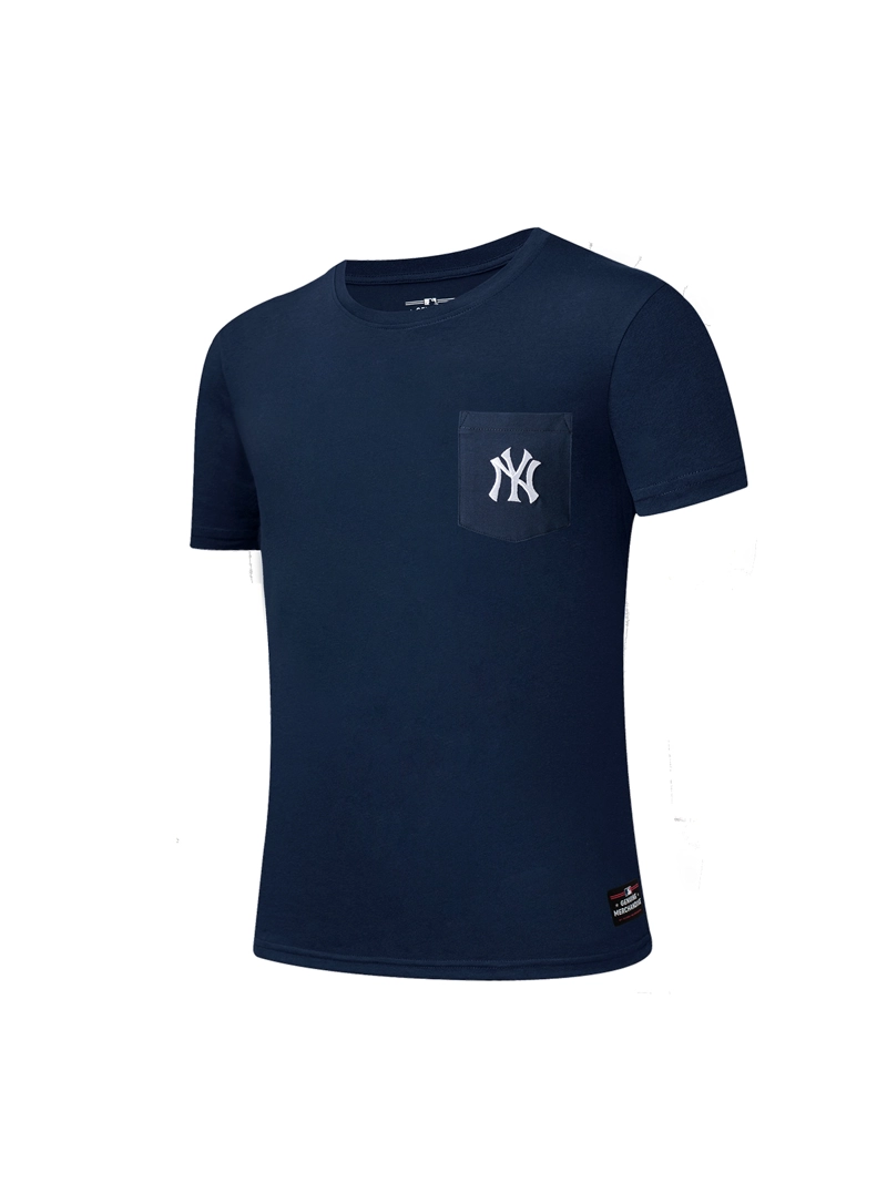 POLERA ALGODÓN HOMBRE FEXPRO AZUL MARINO YANKEES - 1