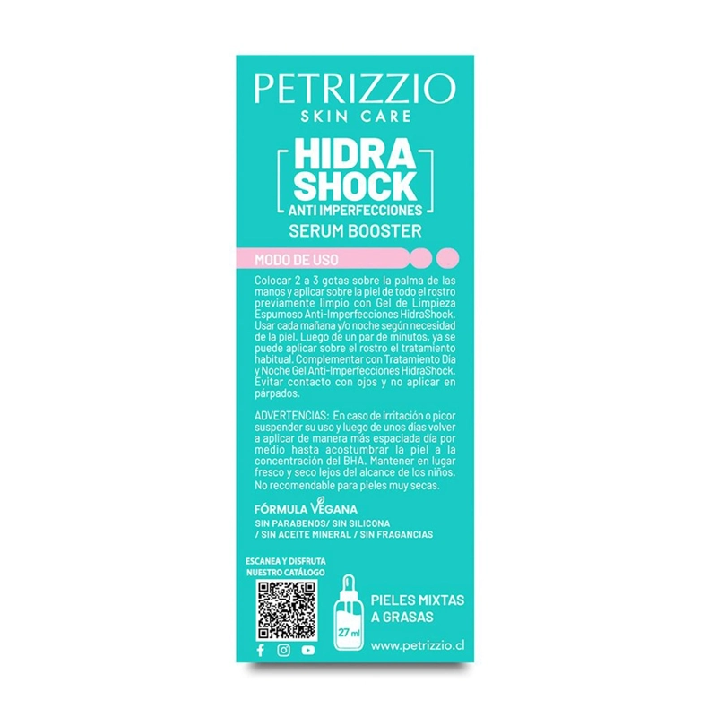 SÉRUM PETRIZZIO 27 ML BOOSTER HIDRASHOCK ANTI IMPERFECCIONES - 4