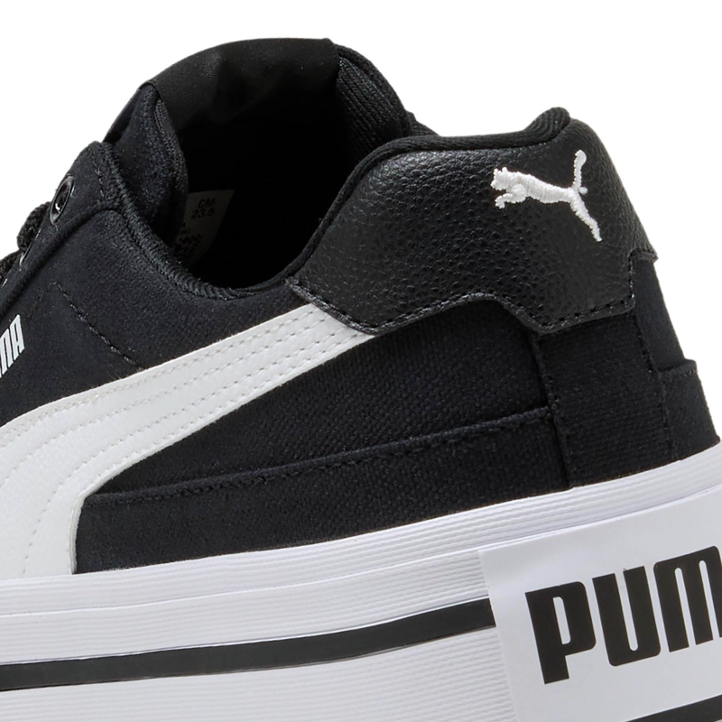 ZAPATILLAS MUJER PUMA CASUALES NEGRO COURT - 6