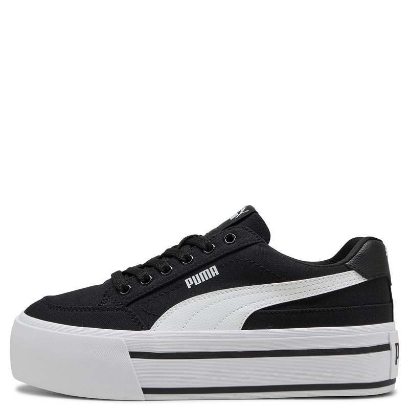 ZAPATILLAS MUJER PUMA CASUALES NEGRO COURT - 1