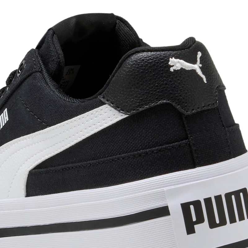 ZAPATILLAS MUJER PUMA CASUALES NEGRO COURT - 6