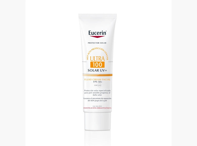 PROTECTOR SOLAR ROSTRO EUCERIN ULTRA 100 FLUID 50 80 ML - 1