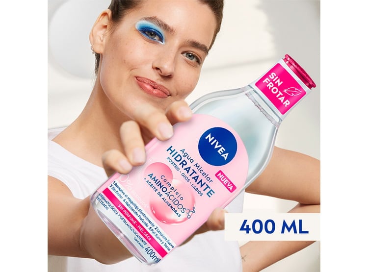 AGUA MICELAR HIDRATANTE NIVEA PIEL SECA 400 ML - 5