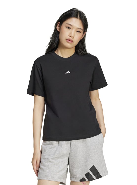 POLERA MANGA CORTA MUJER ADIDAS ESSENTIALS LOGO PEQUEÑO - 1