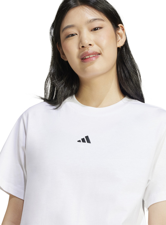 POLERA MANGA CORTA MUJER ADIDAS ESSENTIALS LOGO PEQUEÑO - 3