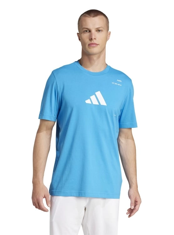 POLERA MANGA CORTA HOMBRE ADIDAS PADEL CATEGORY GRAPHIC