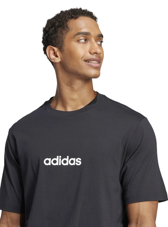 POLERA MANGA CORTA HOMBRE ADIDAS ESSENTIALS LINEAL - 5