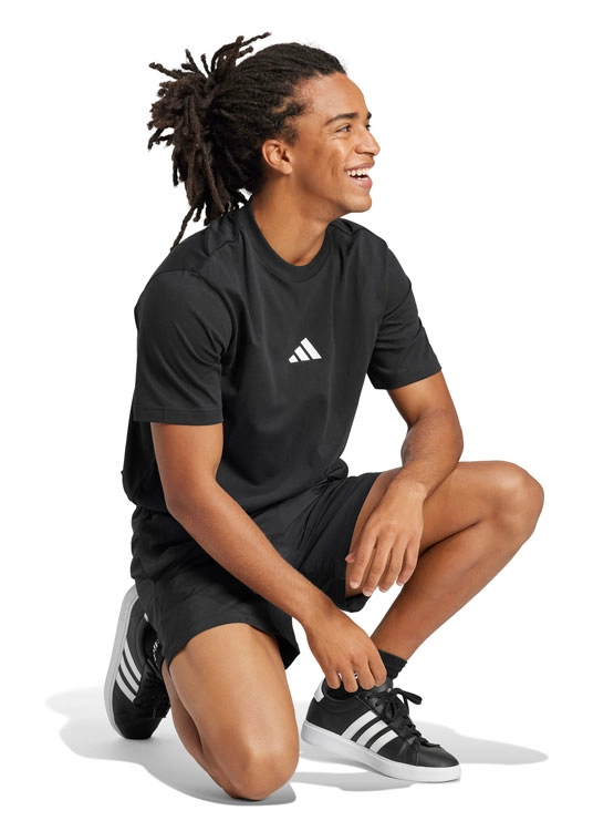 POLERA MANGA CORTA HOMBRE ADIDAS ESSENTIALS SMALL LOGO - 1