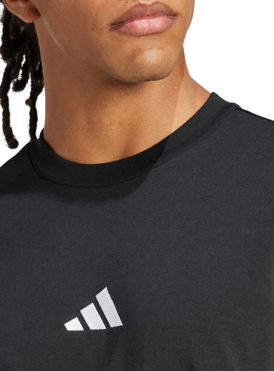 POLERA MANGA CORTA HOMBRE ADIDAS ESSENTIALS SMALL LOGO - 4