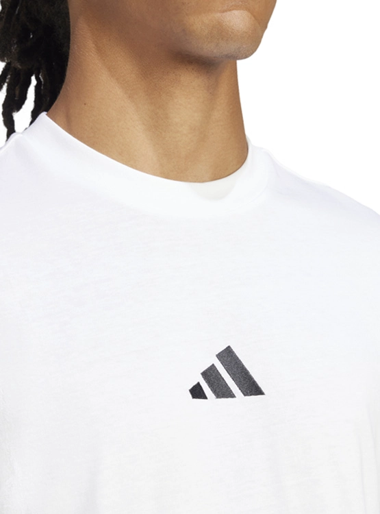 POLERA MANGA CORTA HOMBRE ADIDAS ESSENTIALS LINEAL - 5