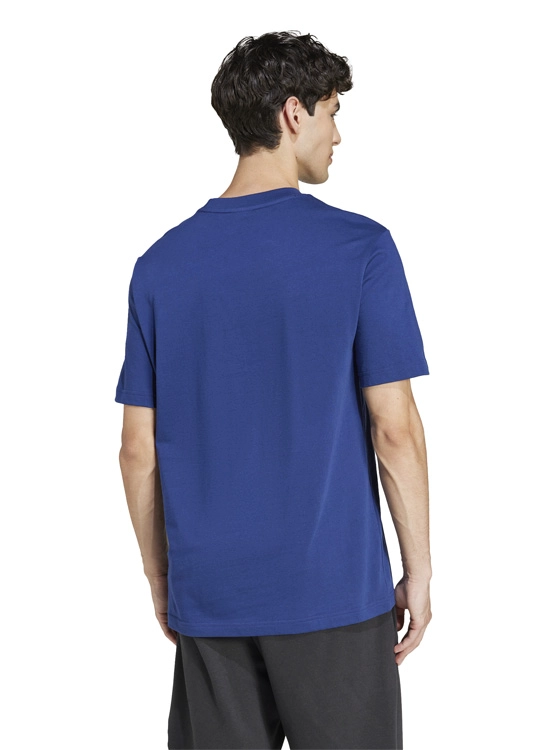 POLERA ALGODÓN MANGA CORTA HOMBRE ADIDAS ESSENTIALS SINGLE JERSEY 3 BANDAS - 2
