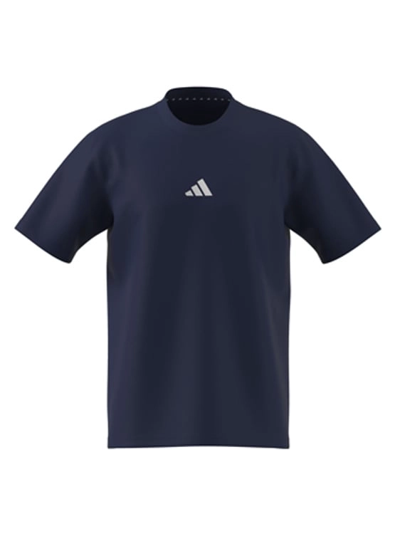 POLERA ALGODÓN MANGA CORTA HOMBRE ADIDAS ESSENTIALS SINGLE JERSEY 3 BANDAS - 7