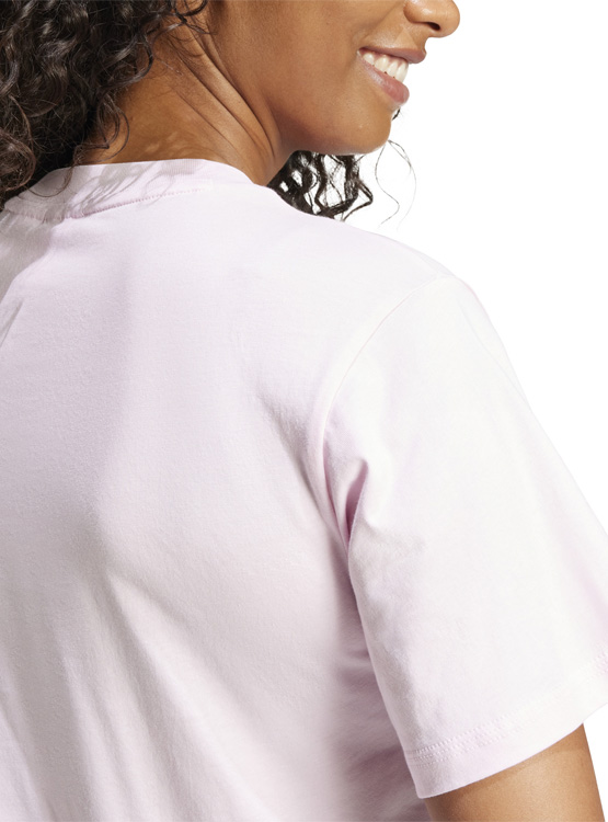 POLERA MANGA CORTA MUJER ADIDAS LOGO PEQUEÑO ALGODÓN - 5
