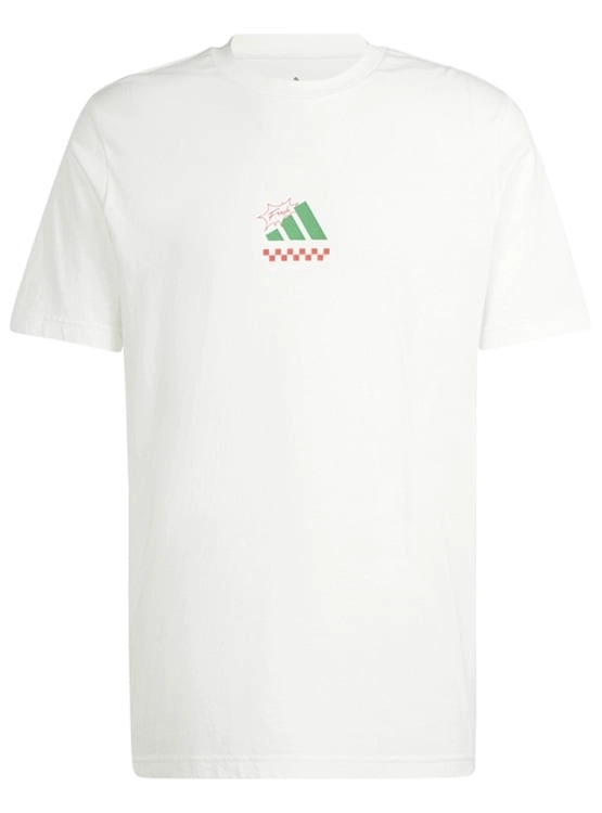POLERA MANGA CORTA ALGODÓN ADIDAS LOUNGE PIZZA GRAPHIC - 8