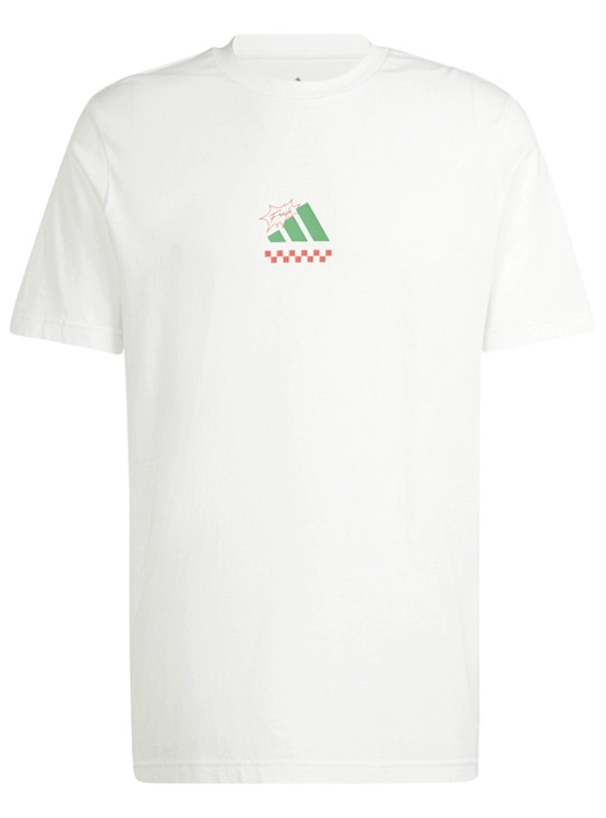 POLERA MANGA CORTA ALGODÓN ADIDAS LOUNGE PIZZA GRAPHIC - 8