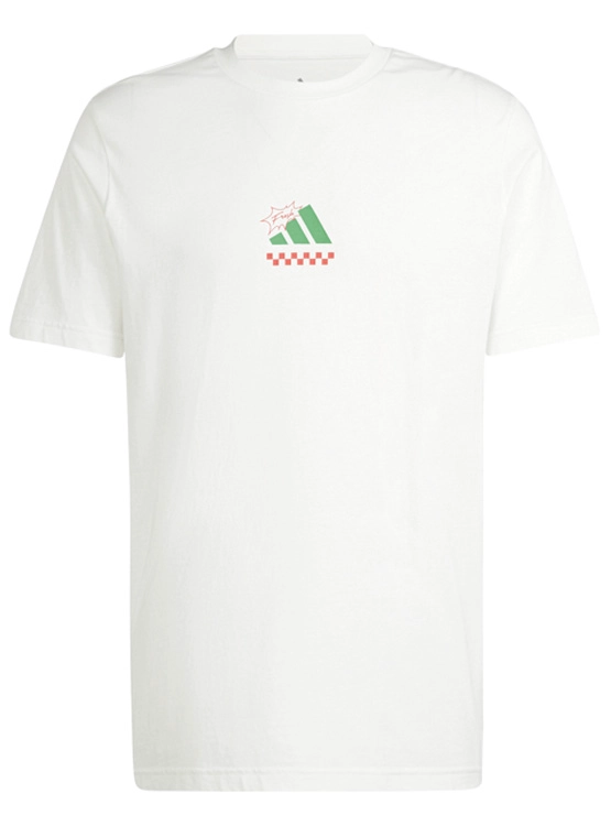 POLERA MANGA CORTA ALGODÓN ADIDAS LOUNGE PIZZA GRAPHIC - 9