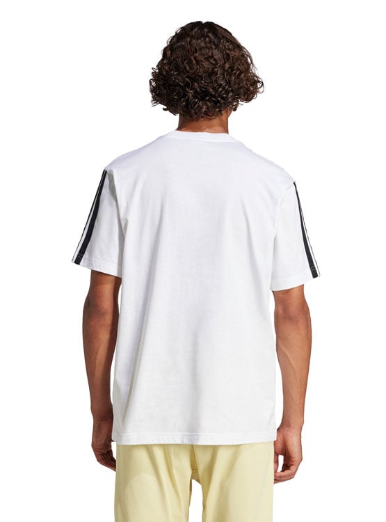 POLERA ALGODÓN MANGA CORTA HOMBRE ADIDAS ESSENTIALS 3 BANDAS - 3