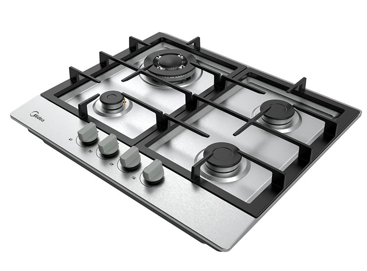 ENCIMERA A GAS LICUADO/NATURAL MIDEA 4 QUEMADORES MG60GK005 - 3