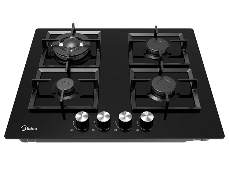 ENCIMERA A GAS LICUADO/NATURAL MIDEA 4 QUEMADORES MG60GK007 - 2