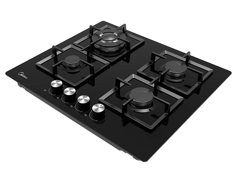 ENCIMERA A GAS LICUADO/NATURAL MIDEA 4 QUEMADORES MG60GK007 - 3