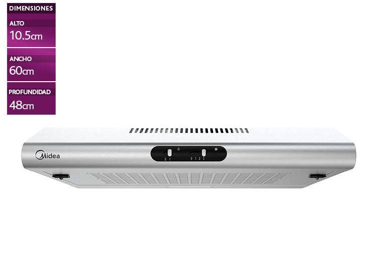 CAMPANA DE COCINA EMPOTRABLE MIDEA 60 CM MH60F15EM21SB-CL - 1