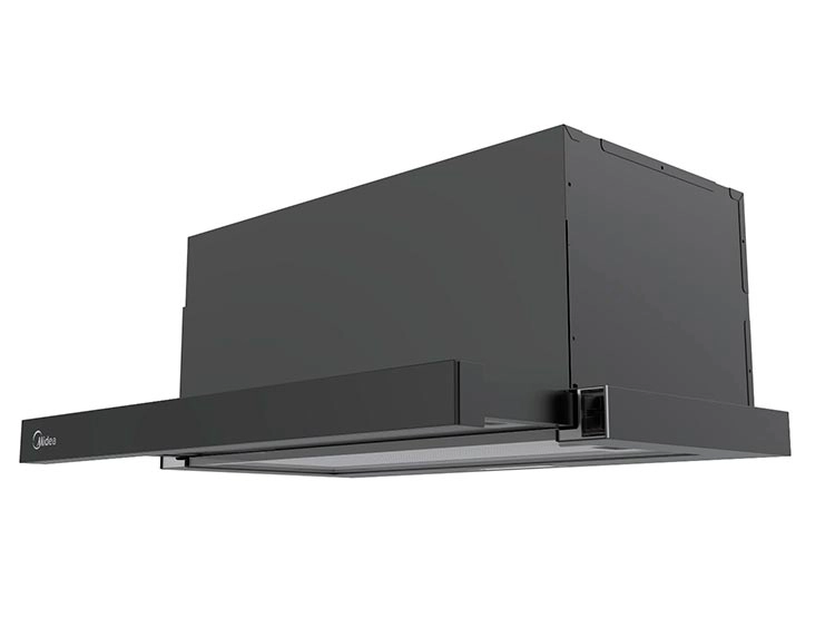 CAMPANA DE COCINA RETRÁCTIL MIDEA 59.5CM NEGRO MH60L07EM21BB-CL - 5