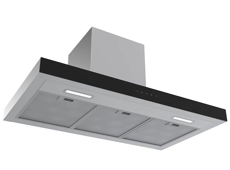 CAMPANA DE COCINA DECORATIVA MIDEA 90 CM CON CONTROL TOUCH MH90M77ET23MB-CL - 4