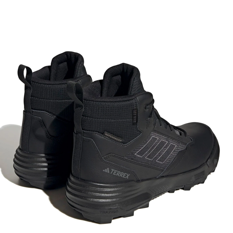 ZAPATILLAS HOMBRE ADIDAS TREKKING NEGRO UNITY MID RAIN.RDY CUERO TERREX - 5