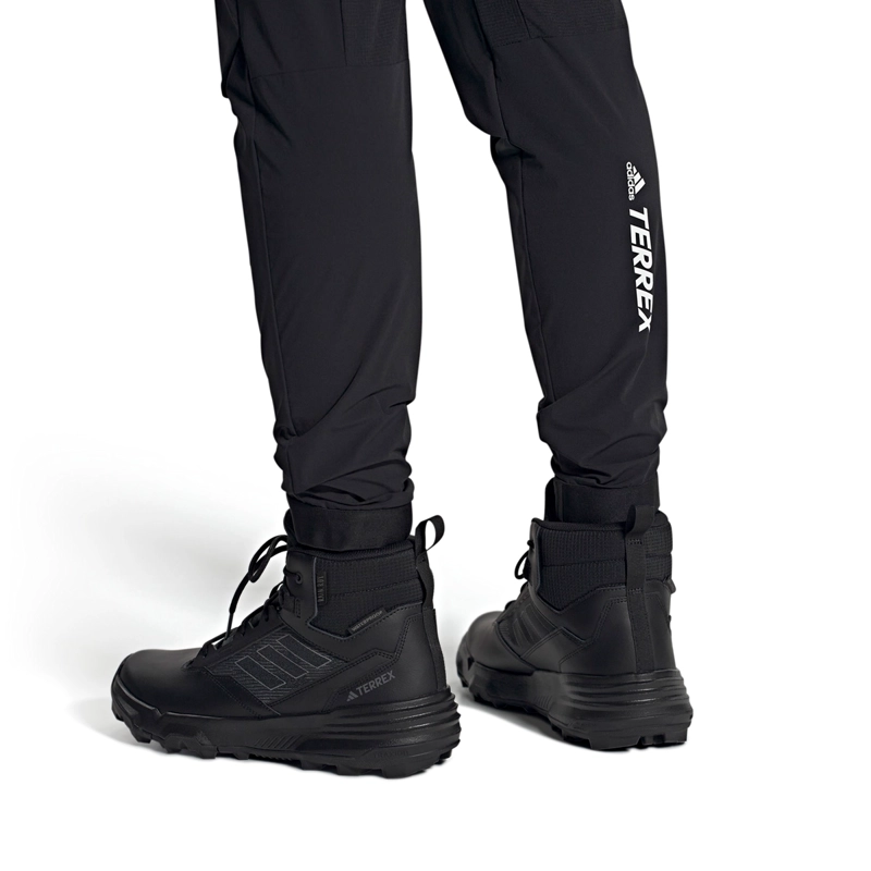 ZAPATILLAS HOMBRE ADIDAS TREKKING NEGRO UNITY MID RAIN.RDY CUERO TERREX - 10