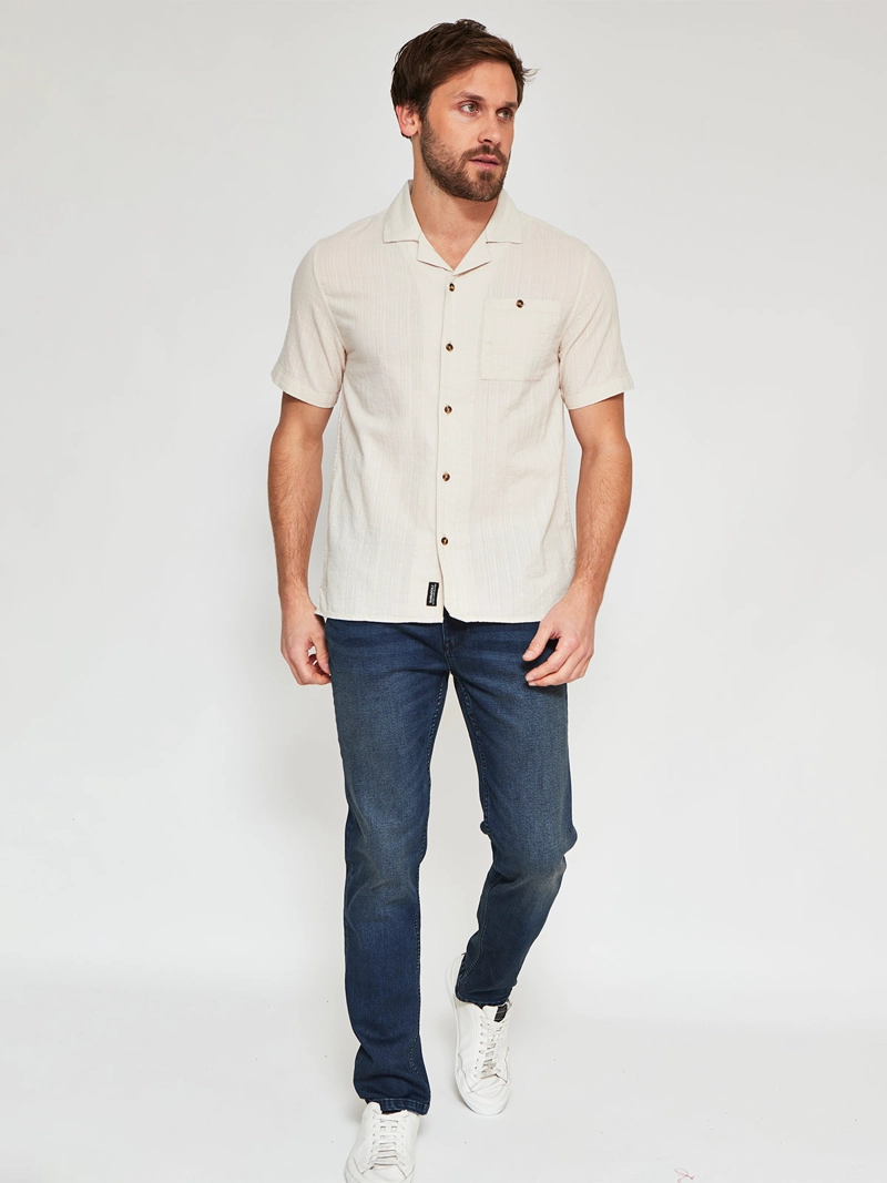 CAMISA MANGA CORTA ALGODÓN HOMBRE BARBADOS - 4