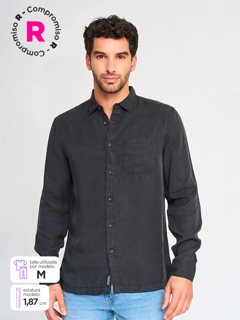 CAMISA MANGA LARGA HOMBRE BARBADOS - 1