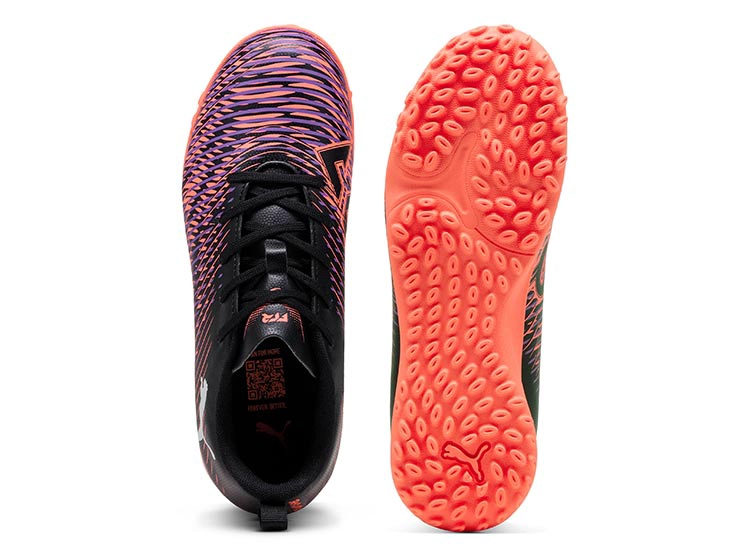 ZAPATILLAS NIÑO PUMA FÚTBOL NEGRO FUTURE 8 PLAY TT - 4