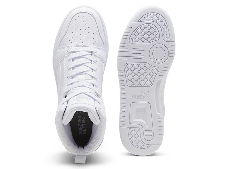 ZAPATILLAS NIÑO PUMA URBANAS BLANCO REBOUND V6 MID - 4