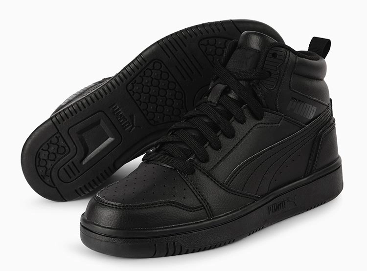ZAPATILLAS NIÑO PUMA URBANAS NEGRO REBOUND V6 MID - 2