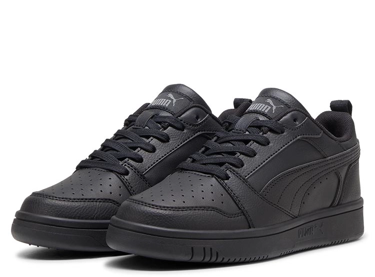 ZAPATILLAS NIÑO PUMA URBANAS NEGRO REBOUND V6 LO - 2